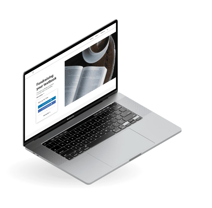 Crowdfunding platform for textbooks